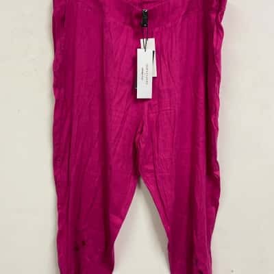 Taking Shape Womens Size 22 Ankle Length Pants Pink  