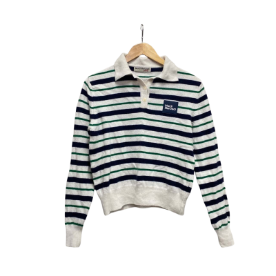 Mardi Mercredi Womens  Size S Jumper Striped / White 