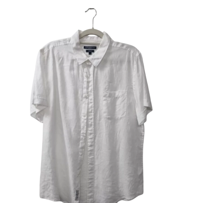 Sportscraft Men's Size L Short Sleeve Shirt in White 