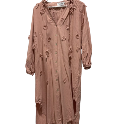  Womens  Size 12 Pink  Love Lola Bloom Linen dress