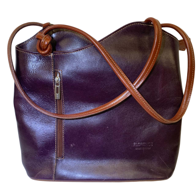  Womens Leather Bag "Florence" Made in Italy