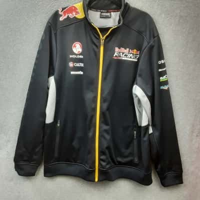  Mens  Size S Black  official Red Bull Racing Australia  fleece Lined bomber  Style jacket