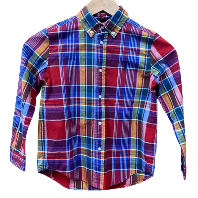 Ralph Lauren Kids Colourful Checked Shirt Size 7