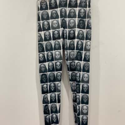 Black Milk Harry Potter Deatheater Design Leggings, Size M 