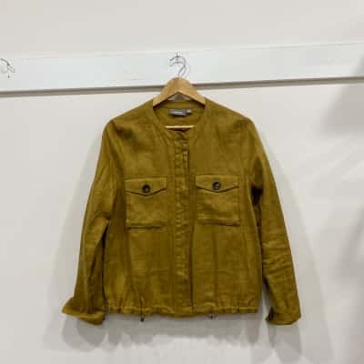 Sussan Womens  Size 10  Jacket Mustard 