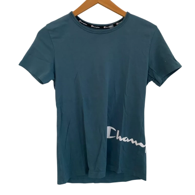 Champion Womens  Size S Short Sleeve Top Blue / Teal 