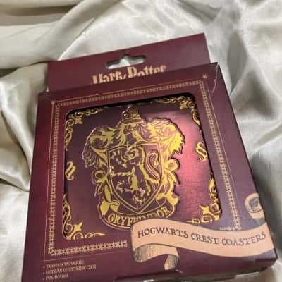 Harry Potter Hogwarts Crest Coastersx4