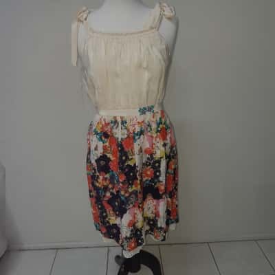  Katherine Floral Silk Dress