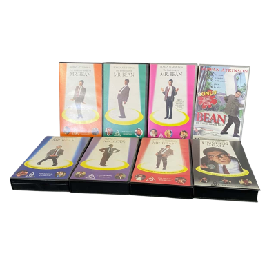 Mr. Bean Set of 8 VHS Video Tapes Bundle 