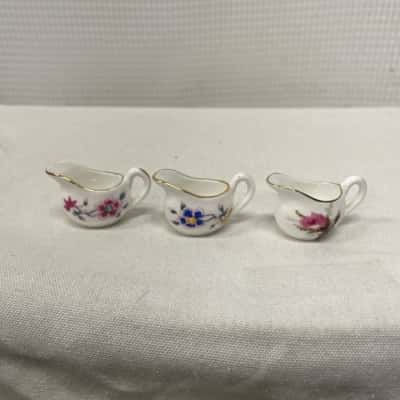 Hammersley Miniature Fine Bone China Creamer Pitchers
