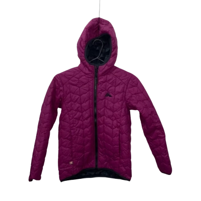 Kids Macpac Purple/Black Reversible Jacket Size 12? (Please see measurements in description)