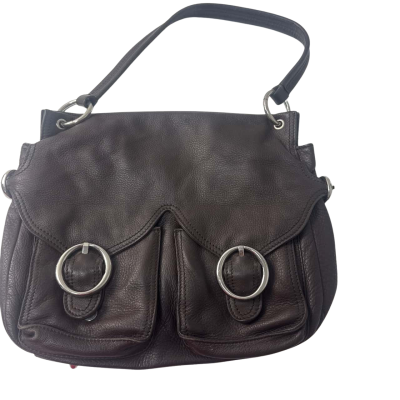 Oroton Womens Handbag Brown  leather 