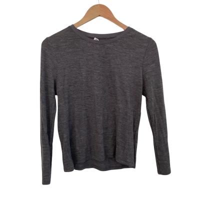 Marcs Merino Wool Womens  Size M Long Sleeve Top Grey 