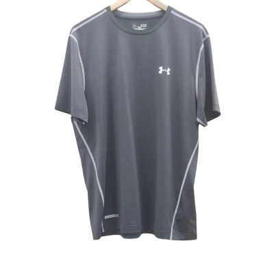 Under Armour Mens Size XL Short Sleeve Shirt Grey (3)