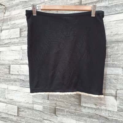 Bec & Bridge Womens Mini Skirt Black  / White 