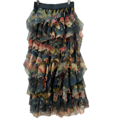 Anthropologie Womens  skirt Size XXS Green / Multicoloured 