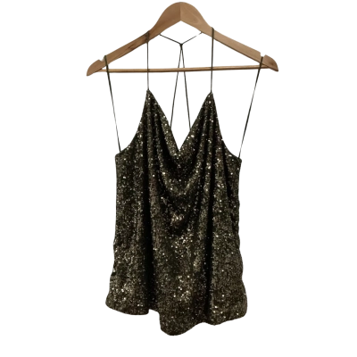 Witchery Womens  Size XL Cropped Top Green 