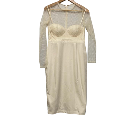 Cream Elle Zeitoune Dress, Size 12