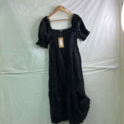 Princess Highway Womens Size 12 Midi Dress Black BNWT