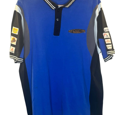  Mens  Size XXXXL Short Sleeve Shirt Blue 