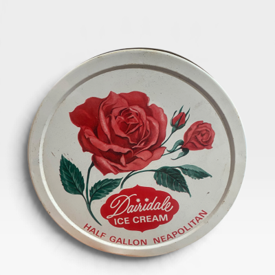 Vintage icecream tin 50s 60s
