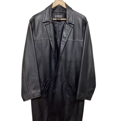 Vintage Leather Car Coat 