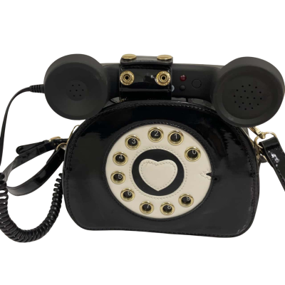 Dangerfield Telephone Handbag Black  