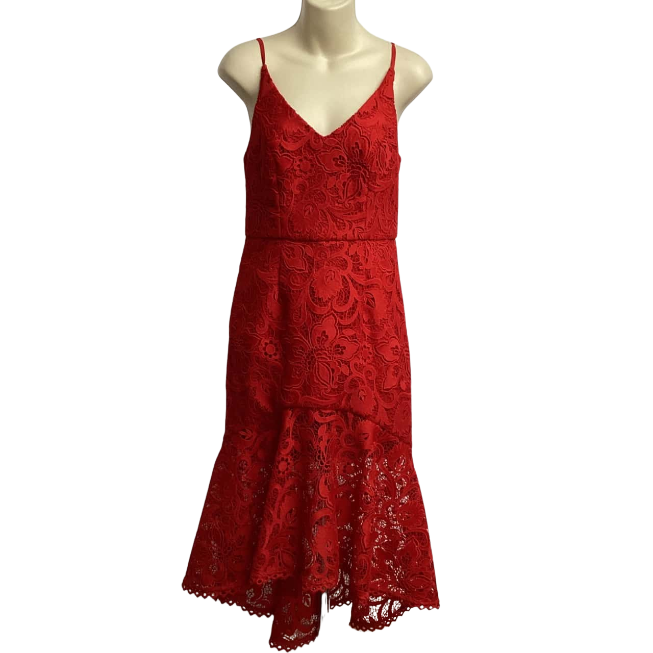 Rodeo Show Womens Size 8 Red 'Lexi Midi Dress' BNWT (s)