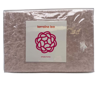 Lorraine Lea Kalina Velveteen Euro Pillowcase      Loose Machester