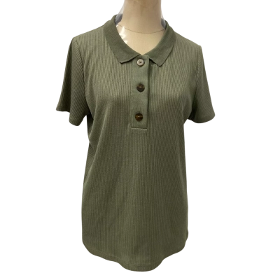 Witchery Womens  Size M Polo Shirt Khaki 