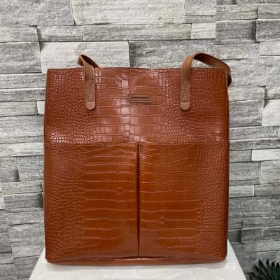 Claudia Canova Womens Tote Bag Brown 