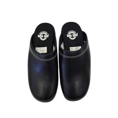  Unisex  Size 41 Black  Bra Sko Slip On's Sweden RRP: $75.00 USD