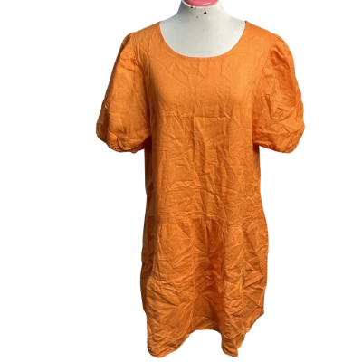 Stella+gemma Womens  Size 14 Midi Dress Orange 