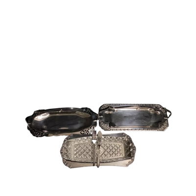 Silver-Plated Serving Dishes 