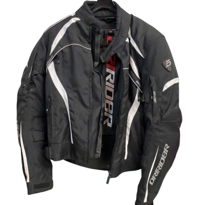 DriRider Airvent Unisex Size 14 / XL Black / Red / White Motorcycle Jacket