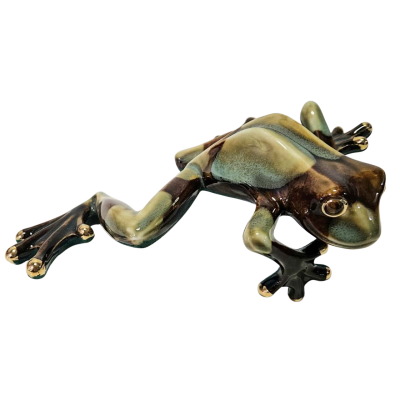 Ceramic Frog Ornament from the Golden Pond Collection.