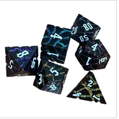 Polyhedral dice x 6