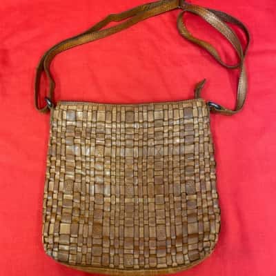  Womens Woven Leather Vilenca (Holland) Bag