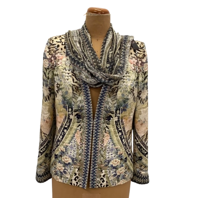 Camilla Womens Multi-Media Print Jacket  Size S Multicoloured 