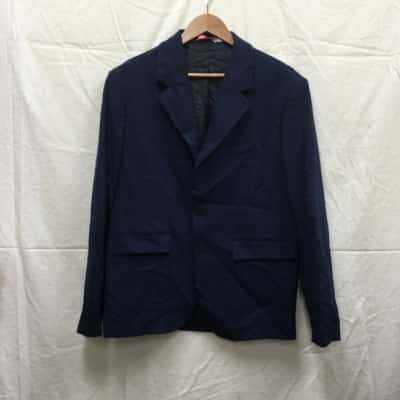 Zara Mens Size 38 Navy Blue Jacket
