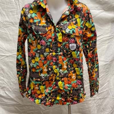  Unisex  Size 10 Pattern work shirt 