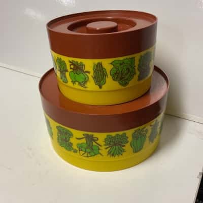 Set of 2 Vintage containers