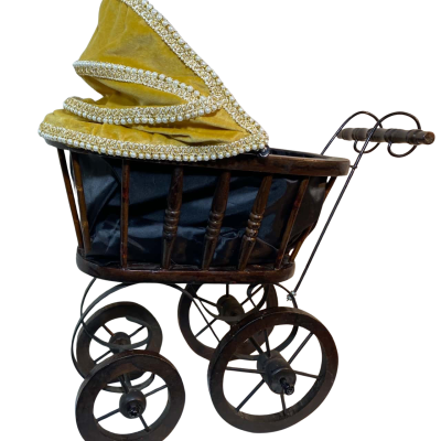 Vintage Pram 36x30x20 cm