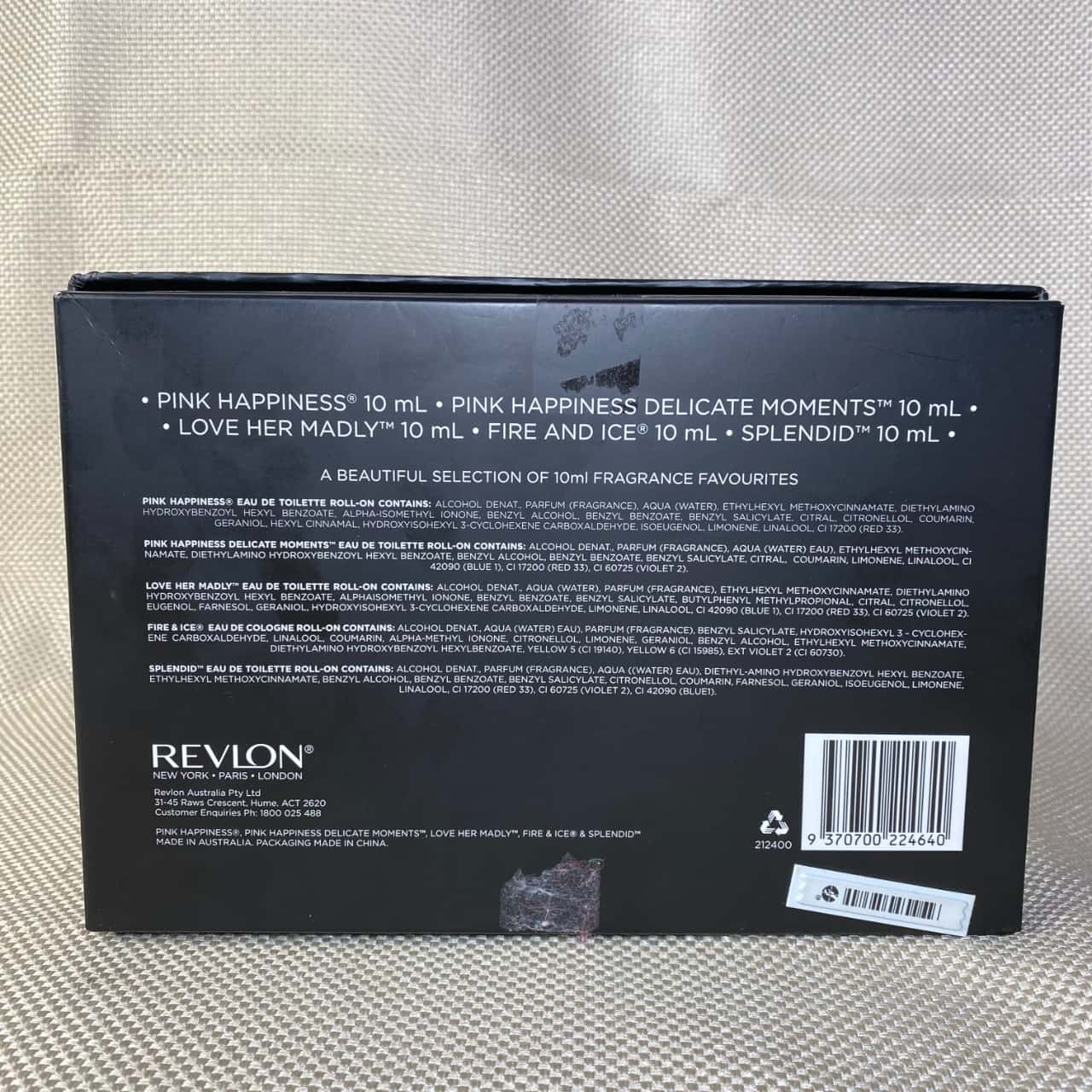 REVLON, Womens 5 Pack Miniatures, 5x10ML ***With original box****(s ...