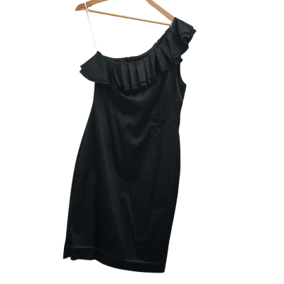 Review Size 14 Mini Dress / Off The Shoulder Dress Black 