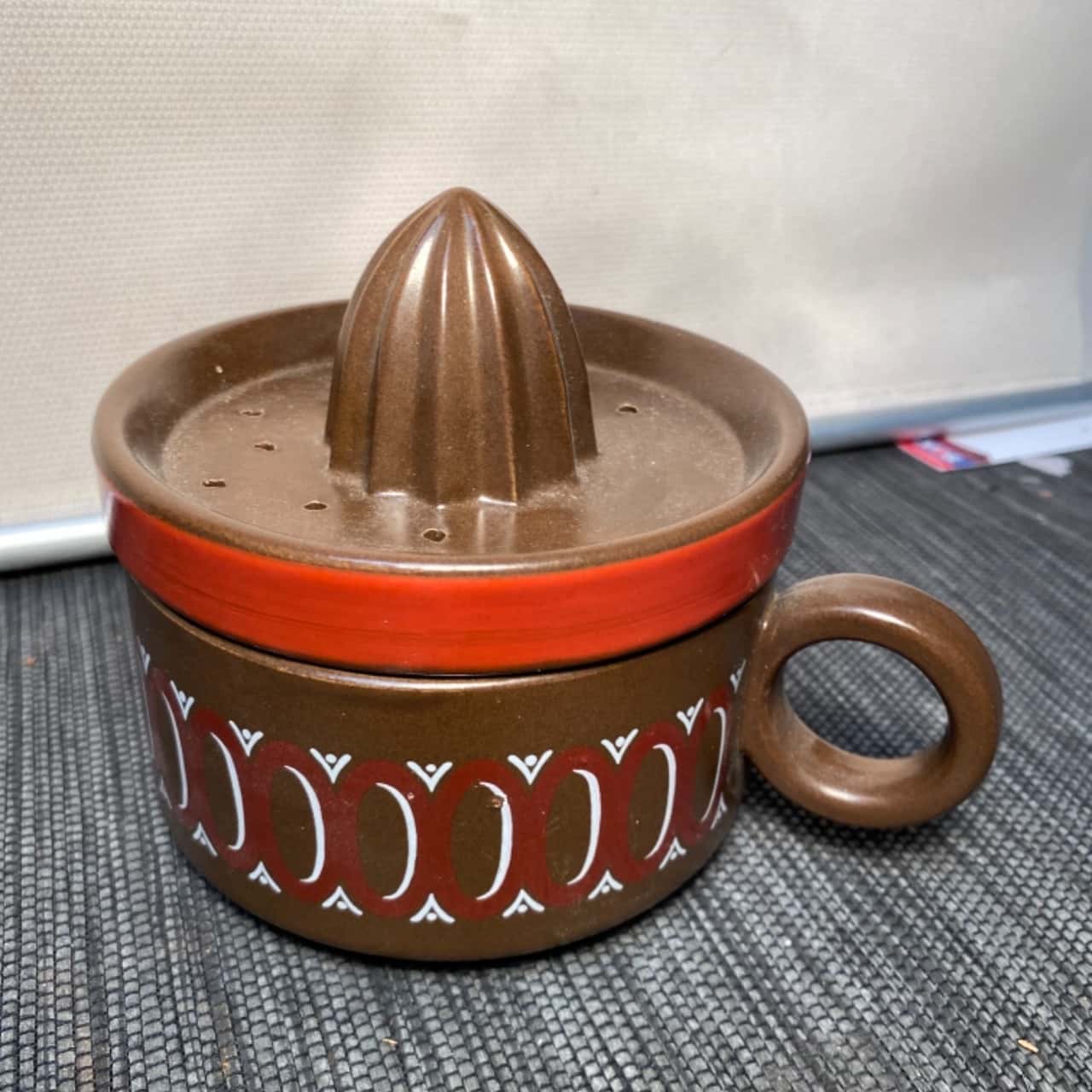 Japanese pottery juicer(s)