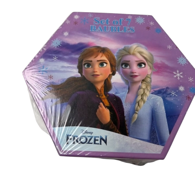 Disney Frozen 7 Christmas baubles 