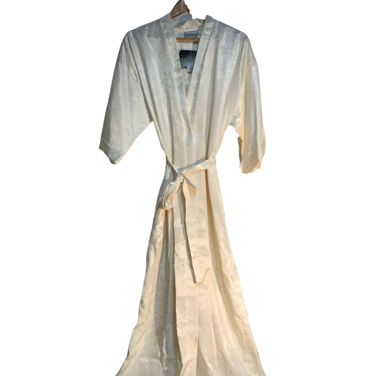Givoni Womens Size S Off White Dressing Gown