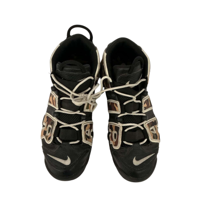 Men’s Nike Air More Uptempo 96 Camo Mid Yop Size 9 Sneakers Black  / Camo Pattern 