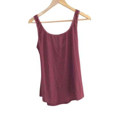 Intimo Womens  Size M Sports Top Maroon 